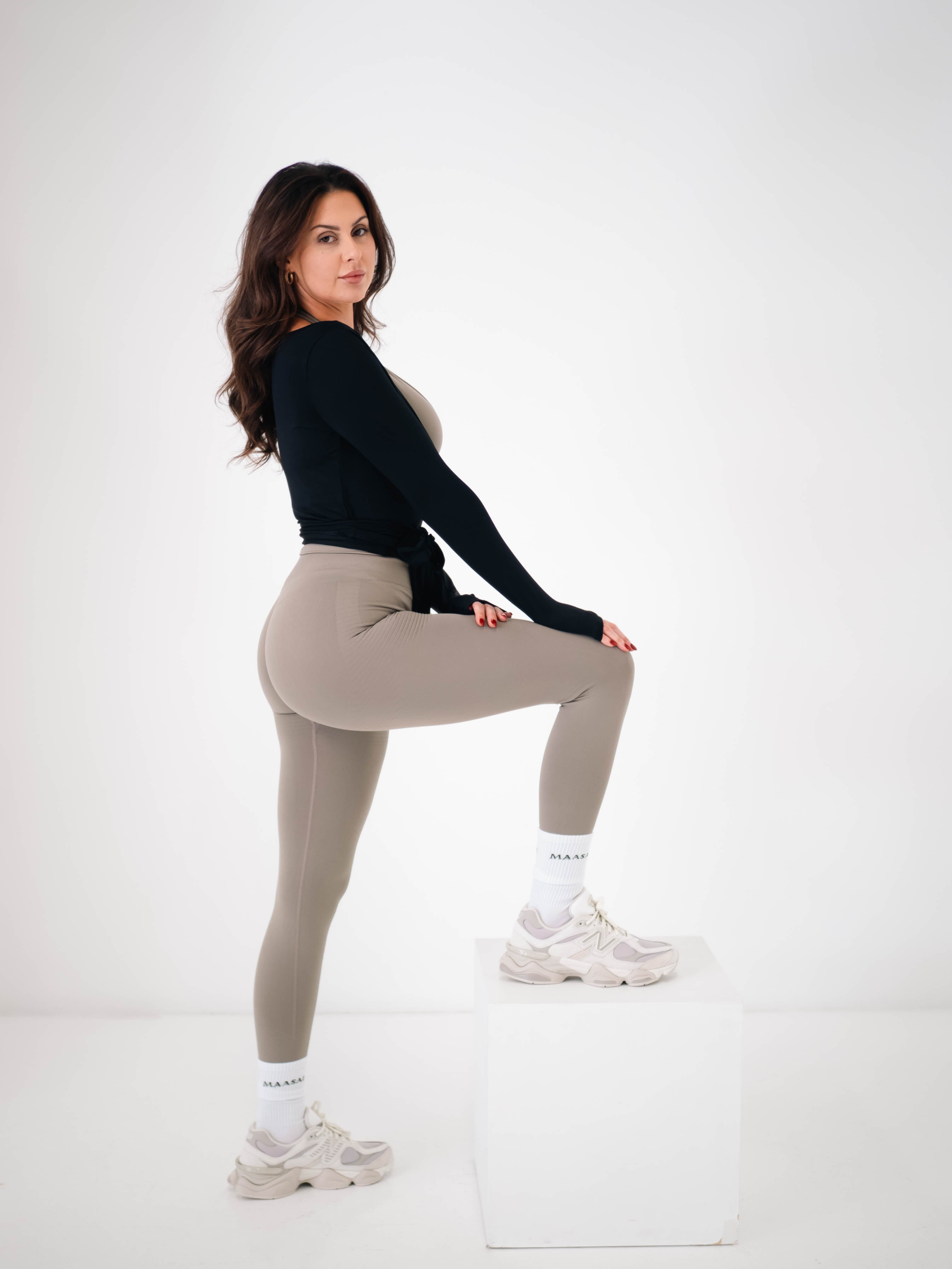 Taupe Sculpt Seamless Tights