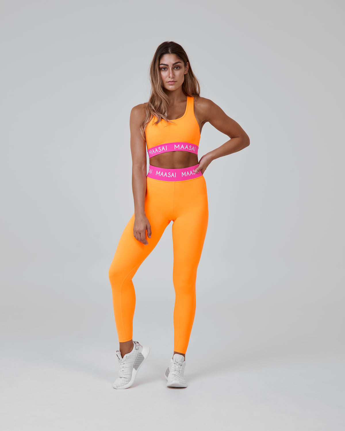 Sunset Orange Tights
