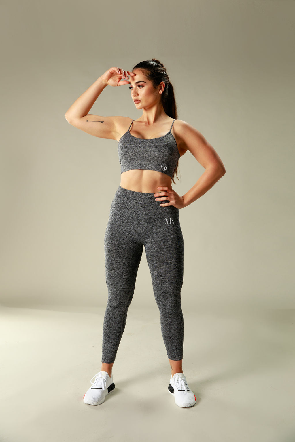 Grey Seamless Tights