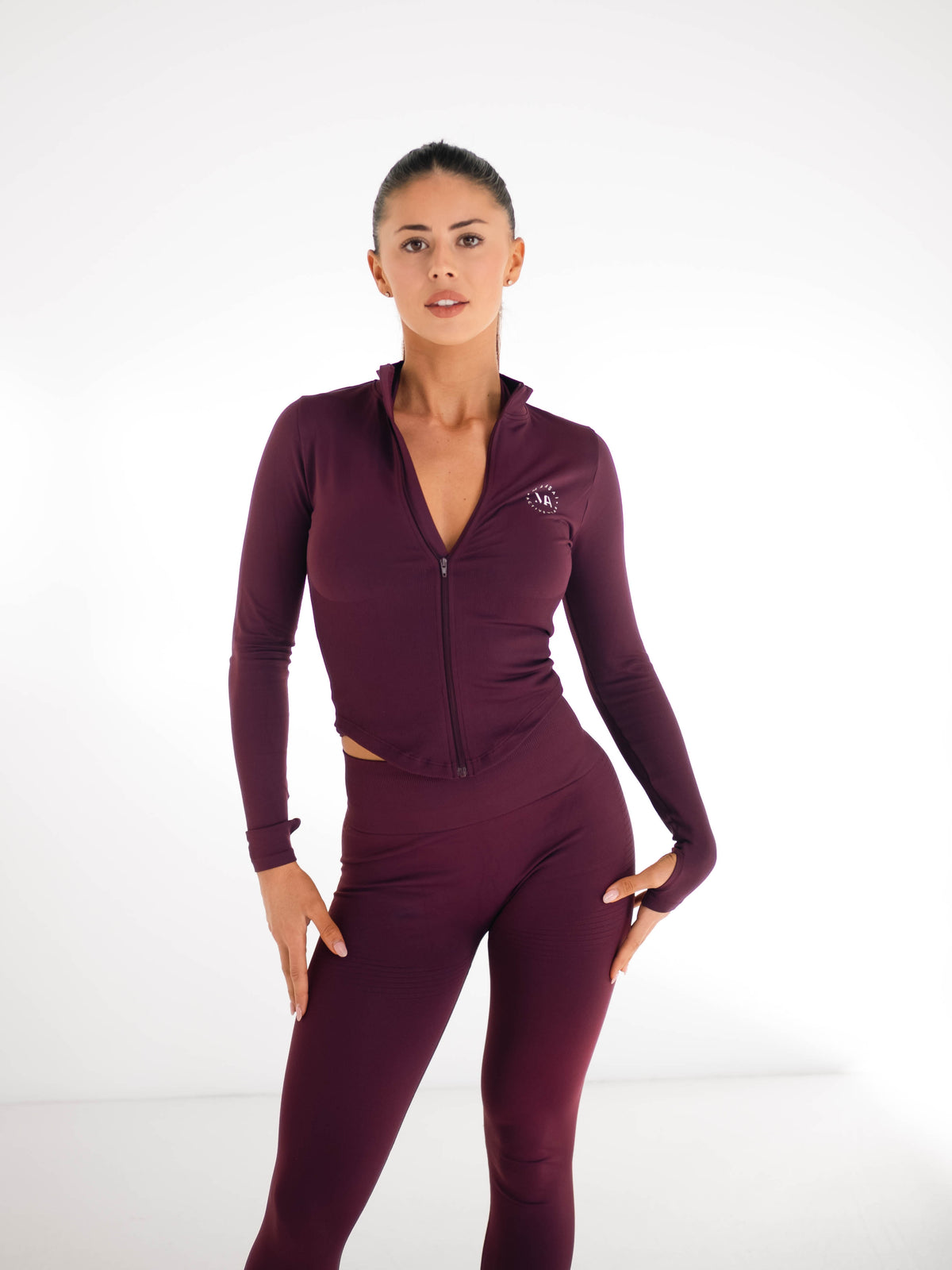 Merlot Sculpt Seamless Jacket