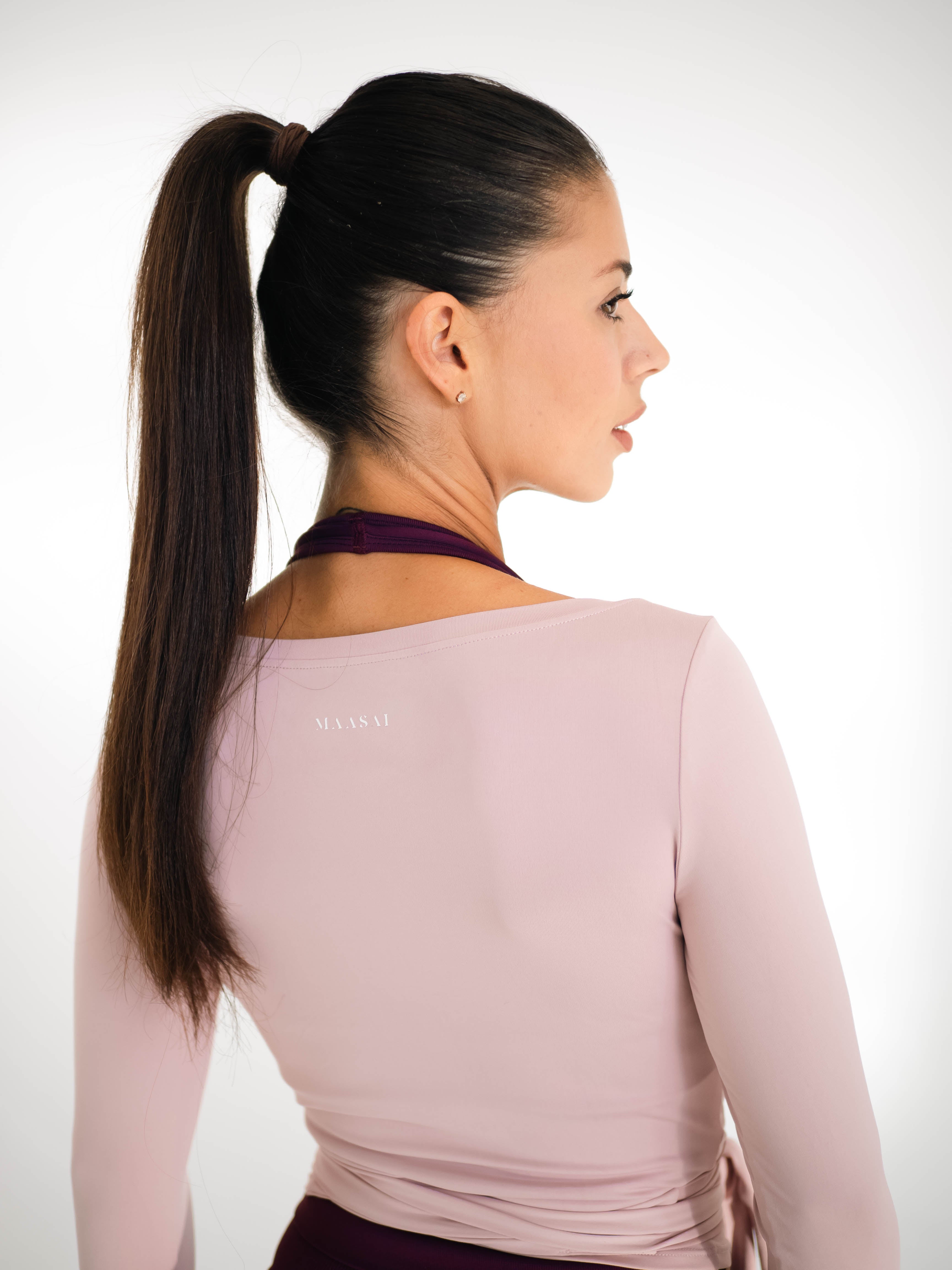 Ballet Pink Wrap Top