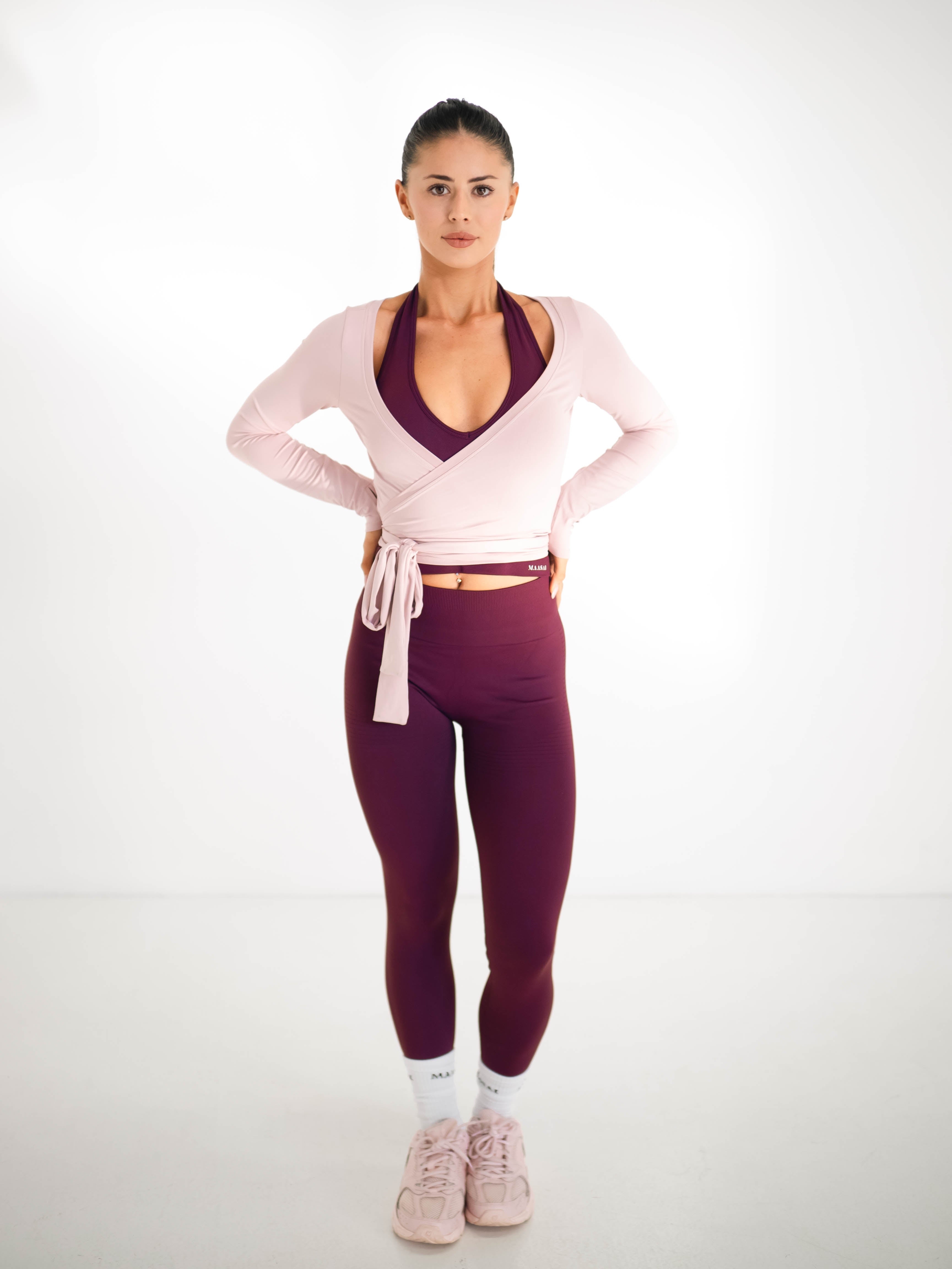 Ballet Pink Wrap Top