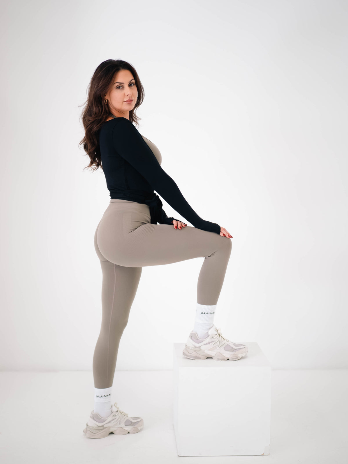 Taupe Sculpt Seamless Tights